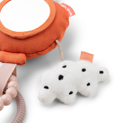 Done by Deer Hangspeeltje Happy Clouds Spiegel Papaya koop je bij Babywinkel
