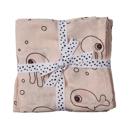 Done by Deer Inbakerdoek Sea Friends Powder 2st koop je bij Babywinkel