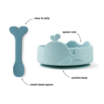 Done by Deer Kinderservies Bakje En Lepel Wally Blue 2st koop je bij Babywinkel