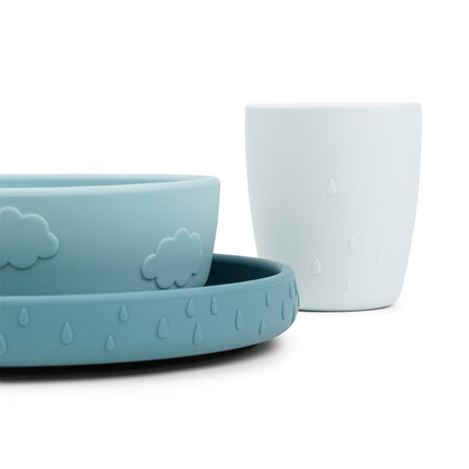 Done by Deer Kinderservies Deer Friends Blue koop je bij Babywinkel