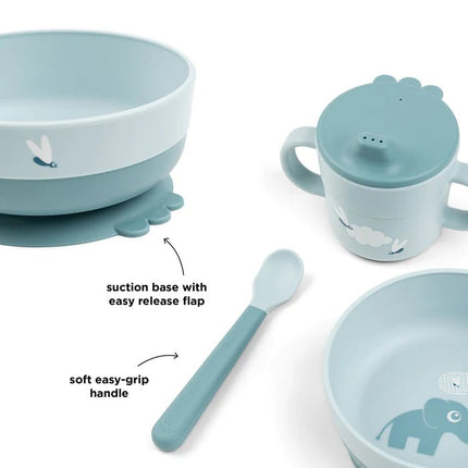 Done by Deer Kinderservies Elphee Blue koop je bij Babywinkel