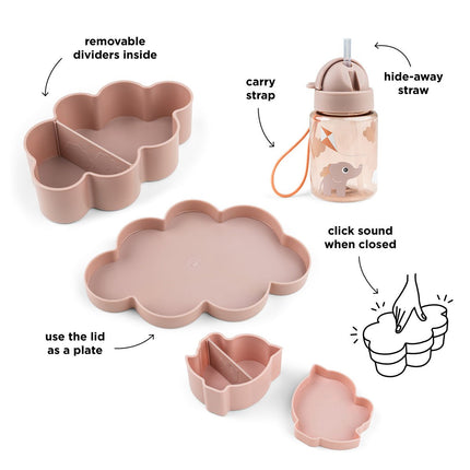 Done by Deer Kinderservies Set Playgrond Powder 3St koop je bij Babywinkel