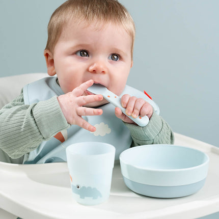 Done by Deer Kinderservies Set Playground Powder 3 Pack koop je bij Babywinkel