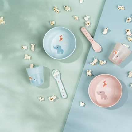Done by Deer Kinderservies Set Playground Powder 3 Pack koop je bij Babywinkel