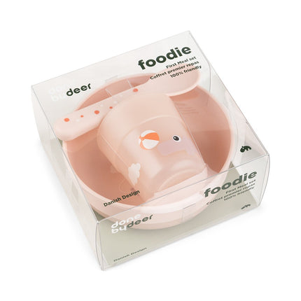 Done by Deer Kinderservies Set Playground Powder 3 Pack koop je bij Babywinkel