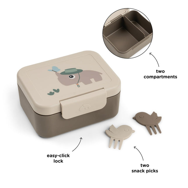Done by Deer Lunchbox Incl. Snackprikkers Tiny Trails Sand koop je bij Babywinkel