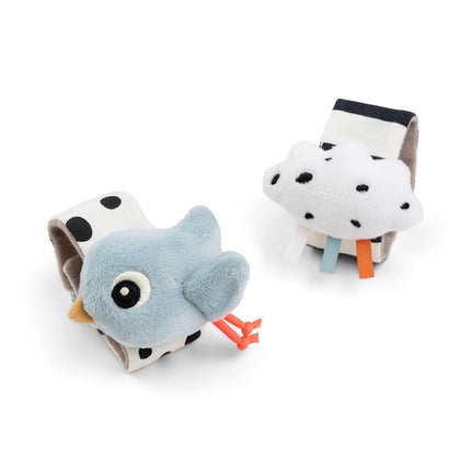 Done by Deer Rammelaar Happy Clouds Blue 2St koop je bij Babywinkel