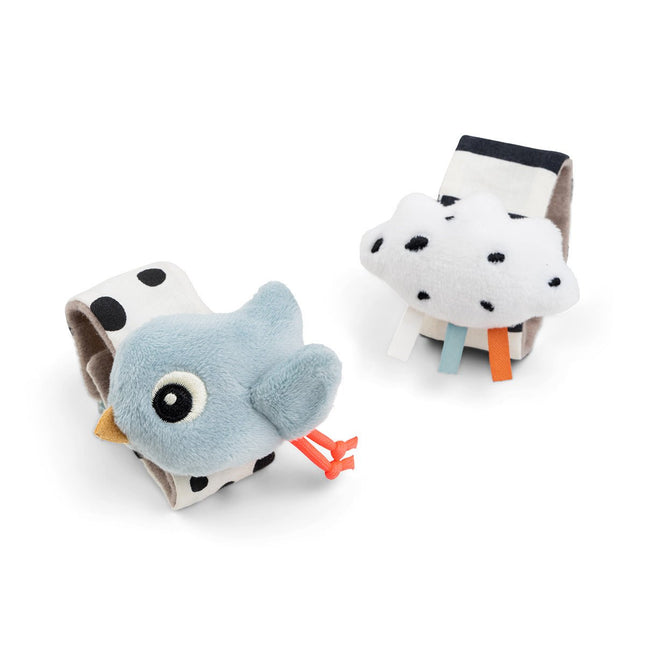 Done by Deer Rammelaar Happy Clouds Blue 2St koop je bij Babywinkel