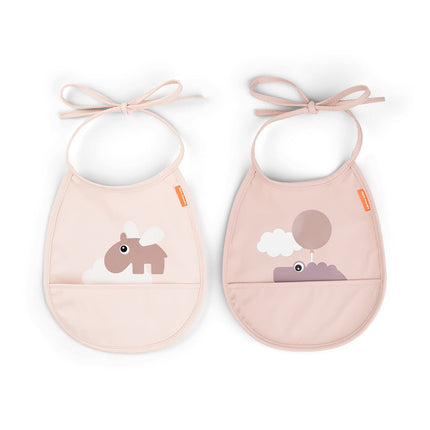 Done by Deer Slabbetje Happy Clouds Powder 2St koop je bij Babywinkel