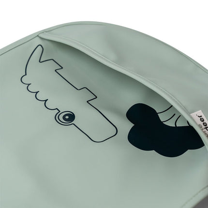 Done by Deer Slabbetje Met Klittenband Hertenvrienden Mosterd 2st koop je bij Babywinkel