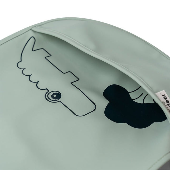 Done by Deer Slabbetje Met Klittenband Hertenvrienden Mosterd 2st koop je bij Babywinkel