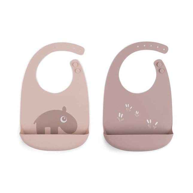 Done by Deer Slabbetje Ozzo Powder 2st Siliconen koop je bij Babywinkel