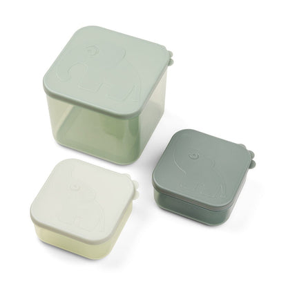 Done by Deer Snackbakje Set L Elphee Green 3st koop je bij Babywinkel