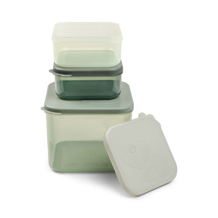 Done by Deer Snackbakje Set L Elphee Green 3st koop je bij Babywinkel