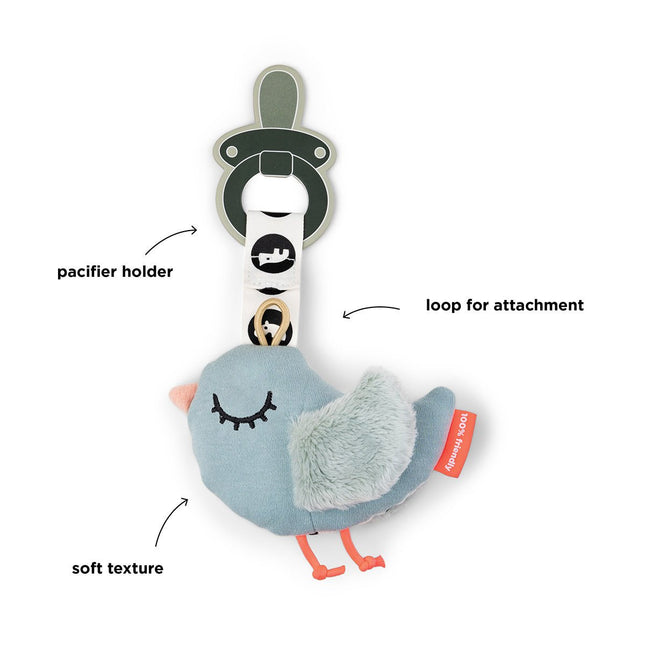 Done by Deer Speendoekje Birdee Blue koop je bij Babywinkel
