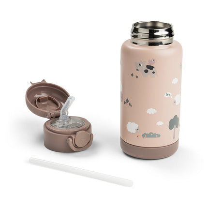 Done by Deer Thermos Rietjesfles Tiny Farm Powder 340ml koop je bij Babywinkel