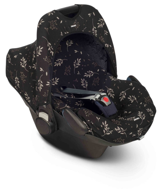 Dooky Autostoelhoes Leaves zwart 72cm koop je bij Babywinkel