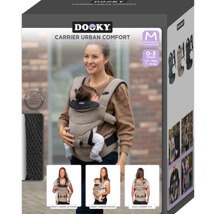 Dooky Draagdoek Urban Black koop je bij Babywinkel