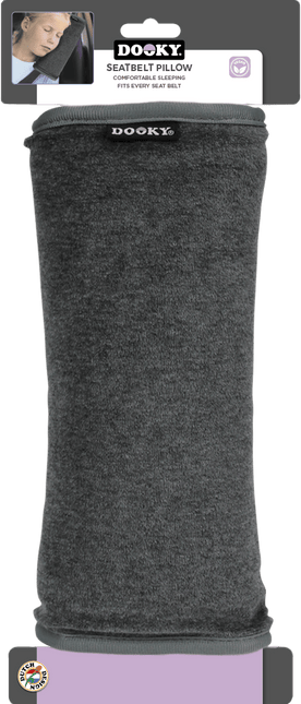 Dooky Kussen Autogordel Donker Grijs koop je bij Babywinkel