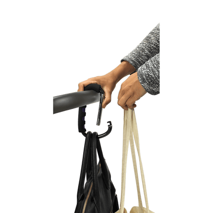 Dooky Tassenhaak Voor Kinderwagen Zwart koop je bij Babywinkel