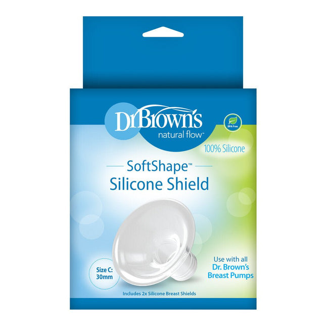 Dr. Brown's Softshape siliconen borstschild maat C 2st koop je bij Babywinkel