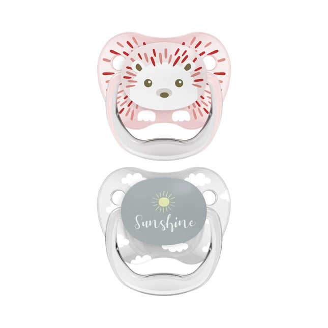 Dr. Brown's Speen Fase 1 Roze 2 - pack animal faces koop je bij Babywinkel