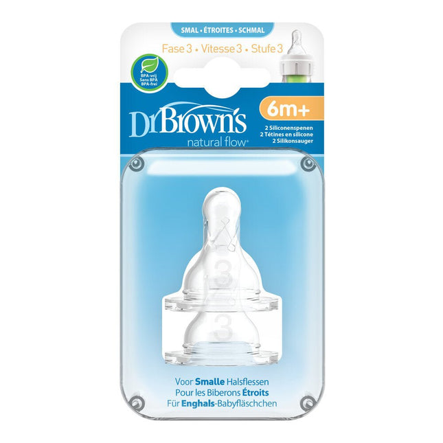 Dr. Brown's Speen fase 3standaardfles 6m+ 2st koop je bij Babywinkel