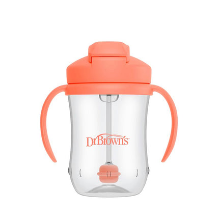 <tc>Dr. Brown's</tc> Babyens første sugerørskrus Coral 270 ml