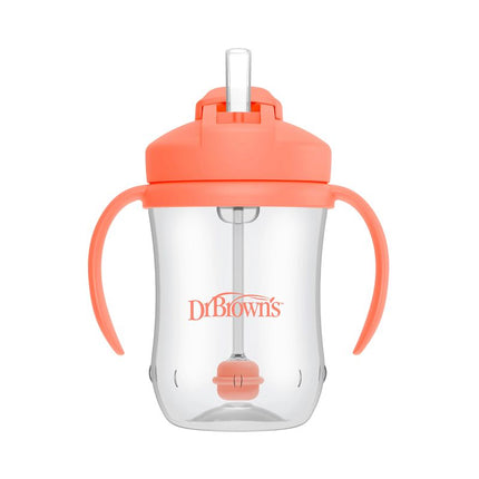 <tc>Dr. Brown's</tc> Babyens første sugerørskrus Coral 270 ml
