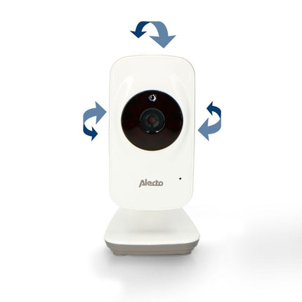 Alecto Babyfoon Dvm - 71C Wit/Taupe Extra Camera Voor Dvm - 71/Dvm71Bk koop je bij Babywinkel
