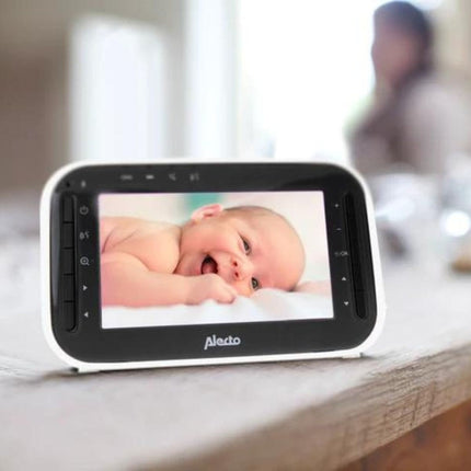 Alecto Babyfoon Dvm200M Wit/Antraciet Met Camera En 4.3 Inch Kleurenscherm koop je bij Babywinkel