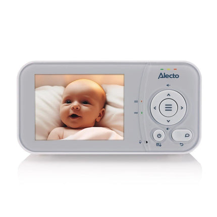 Alecto Babyfoon Dvm2028 Met Camera Met 2.8 Inch Scherm Nachtzicht En Temperatuurweergave - Wit/Grijs koop je bij Babywinkel