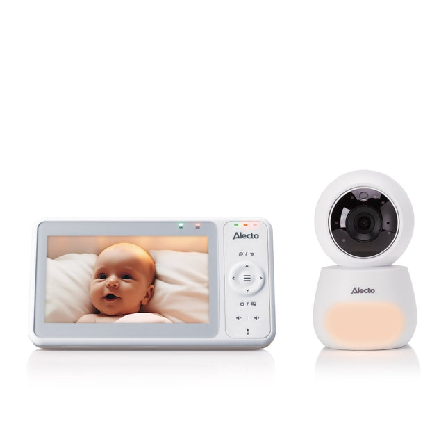 Alecto Babyfoon Dvm2050 Met Hd - Camera 5 Inch Kleurenscherm En Nachtlampje Wit koop je bij Babywinkel