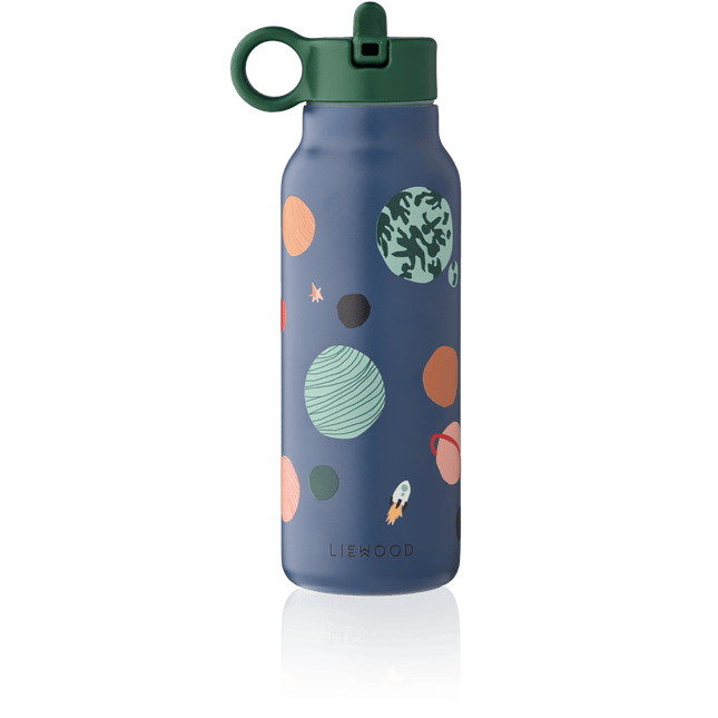 Liewood Waterfles Falk 350Ml Universe/Classic Navy koop je bij Babywinkel