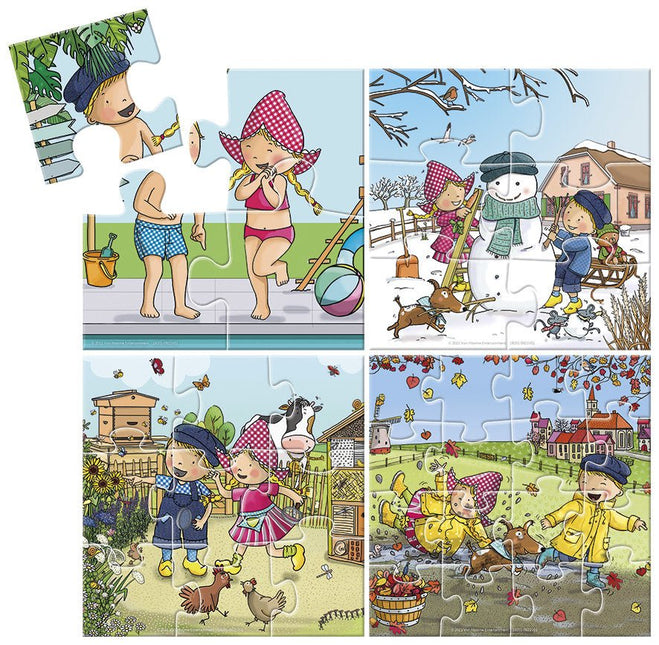 Fien & Teun 4 - In 1 Puzzel koop je bij Babywinkel