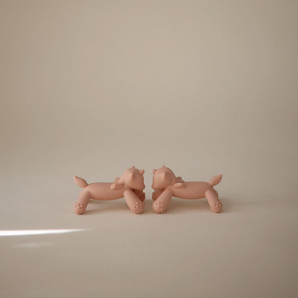 Mushie Bijtring Roze koop je bij Babywinkel