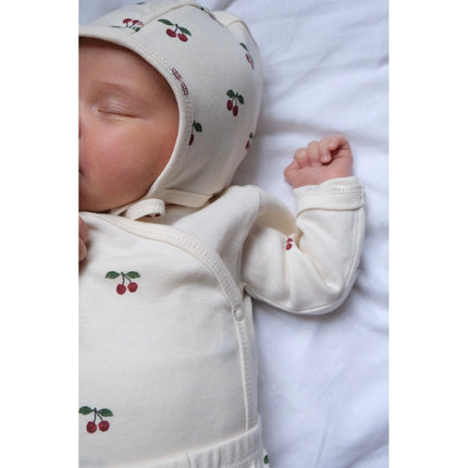 <tc>Konges Sløjd</tc> Newborn Cherry playsuit 100% økologisk bomuld