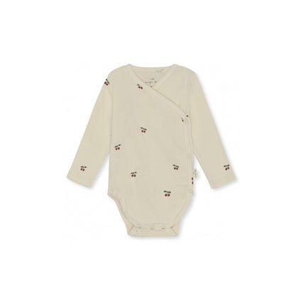 <tc>Konges Sløjd</tc> Newborn Cherry playsuit 100% økologisk bomuld