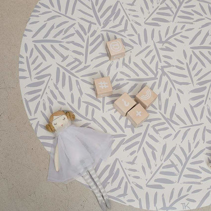 <tc>Toddlekind</tc> Rug Leaves Stone