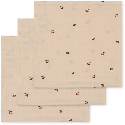 <tc>Konges Sløjd</tc> Hydrofile-klud kirsebær 65 cm 3 stk