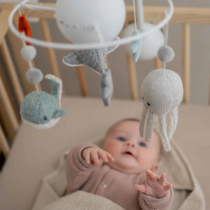 Flow Amsterdam Muziekmobiel Ocean White koop je bij Babywinkel