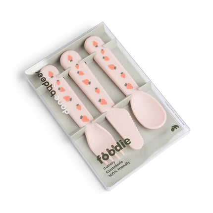 Done by Deer Baby Bestekset Tiny Farm 3St Roze koop je bij Babywinkel