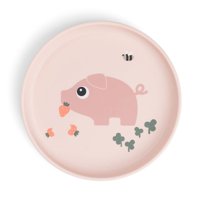 Done by Deer Babybord Tiny Farm Roze koop je bij Babywinkel