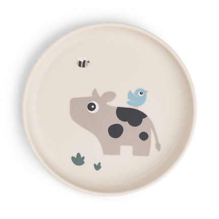 Done by Deer Babybord Tiny Farm Beige koop je bij Babywinkel
