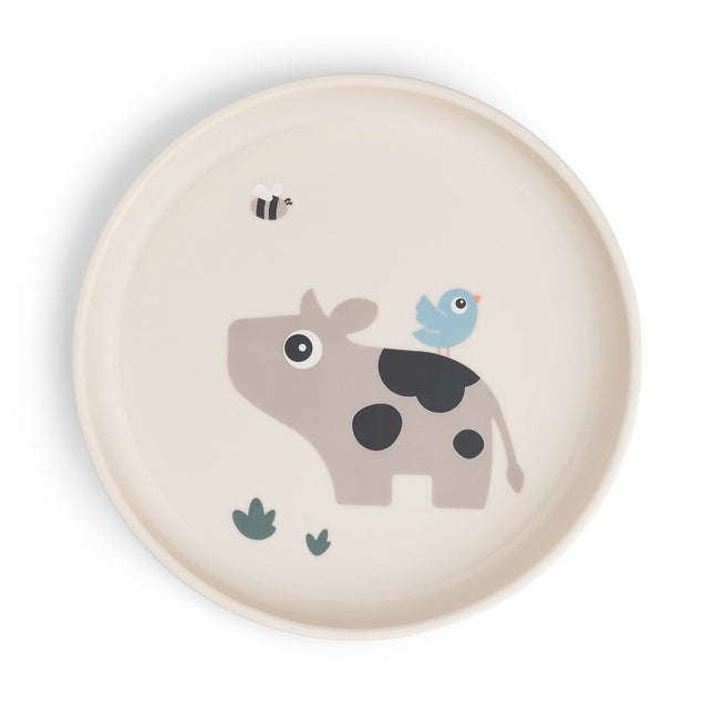 Done by Deer Babybord Tiny Farm Beige koop je bij Babywinkel
