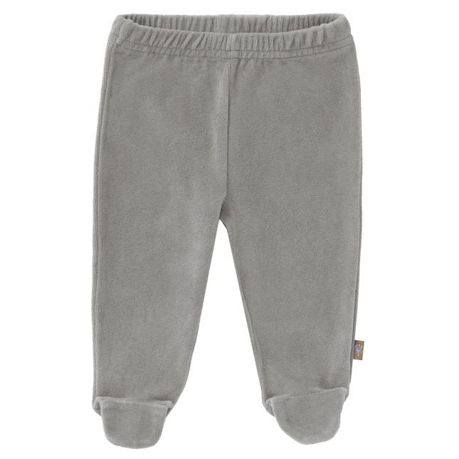 Fresk Baby Broekje Velours Met Voet Paloma Grey koop je bij Babywinkel