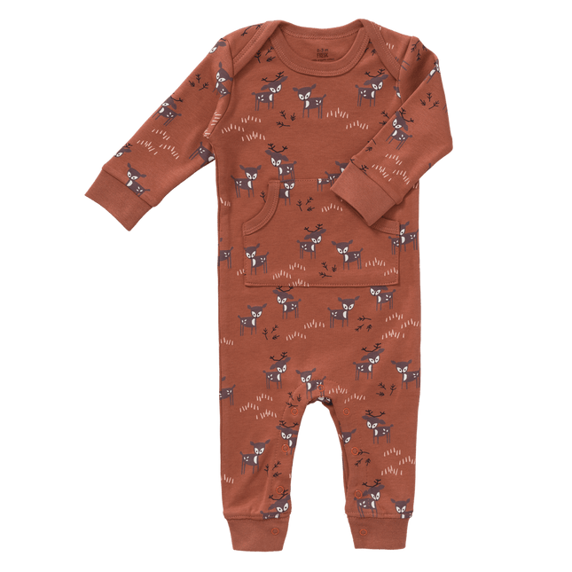 Fresk Baby Pyjama Deer Amber Brown koop je bij Babywinkel