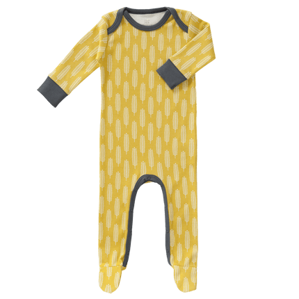 Fresk Baby Pyjama Met Voet Havre Vintage Yellow koop je bij Babywinkel
