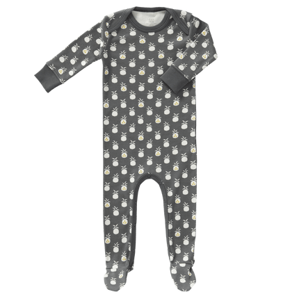 Fresk Baby Pyjama Met Voet Pineapple Antraciet koop je bij Babywinkel