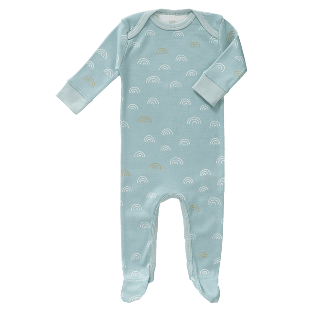 Fresk Baby Pyjama Met Voet Rainbow Ether Blue koop je bij Babywinkel